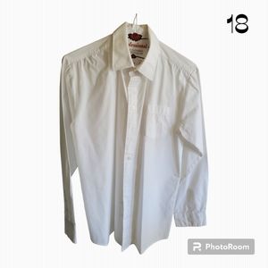 George Boy's White Long Sleeve Dress Shirt sz 18